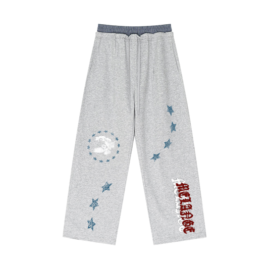 Mélange Double Waist Pants