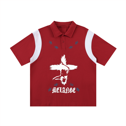 Mélange Contrast Polo