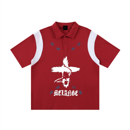 Mélange Contrast Polo