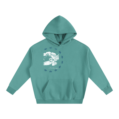 Mélange Oversize Fleeced Hoodie