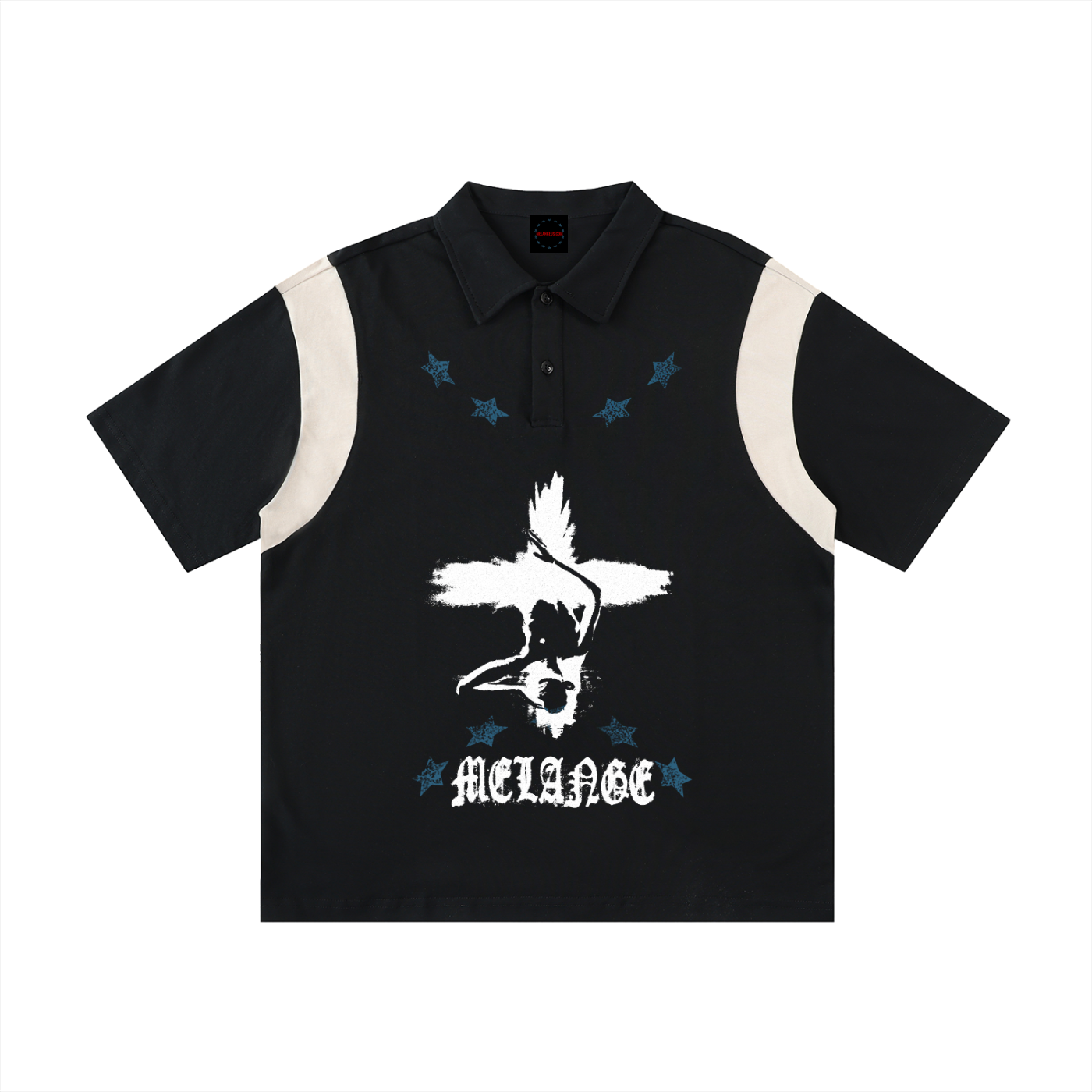 Mélange Contrast Polo