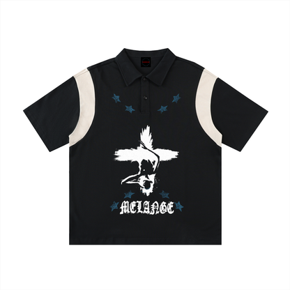 Mélange Contrast Polo