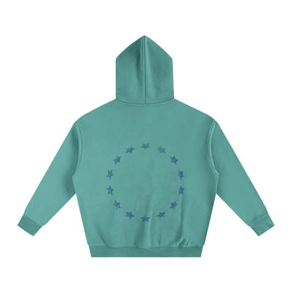 Mélange Oversize Fleeced Hoodie