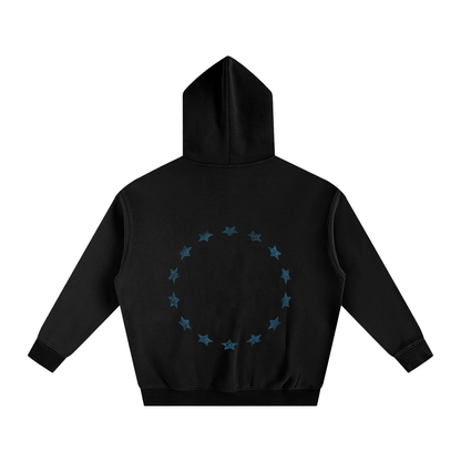 Mélange Oversize Fleeced Hoodie